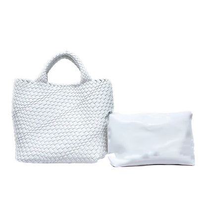 Woven Capacity Tote Bag