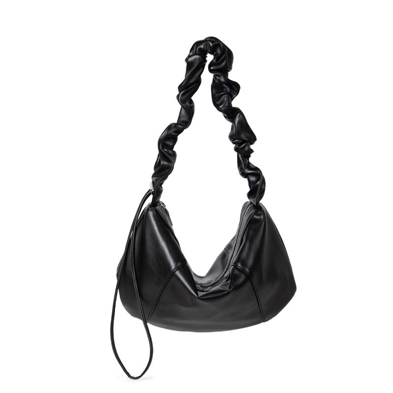 Drawstring Ruffle Bag