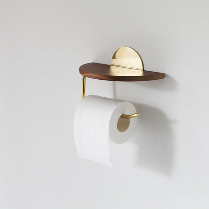 Gold Accent Toilet Roll Holder