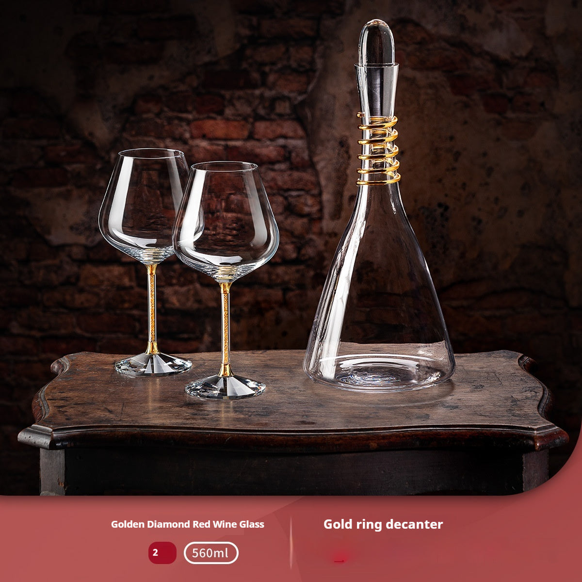 Wine Oxidation Decanter & Glasses