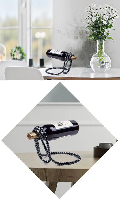 Pearl Necklace Wine Bottle Holder